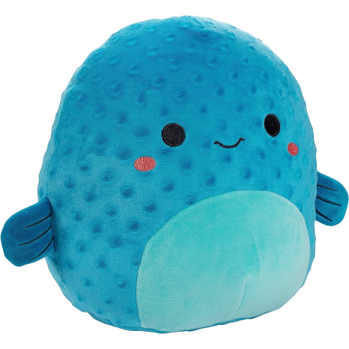Squishmallows 10" Refalo The Blue Pufferfish - Officially Licensed Kellytoy Plush - Collectible Soft & Squishy Stuffed Animal - Add to Your Team - Great Gift for Kids, Girls, Boys - 10"