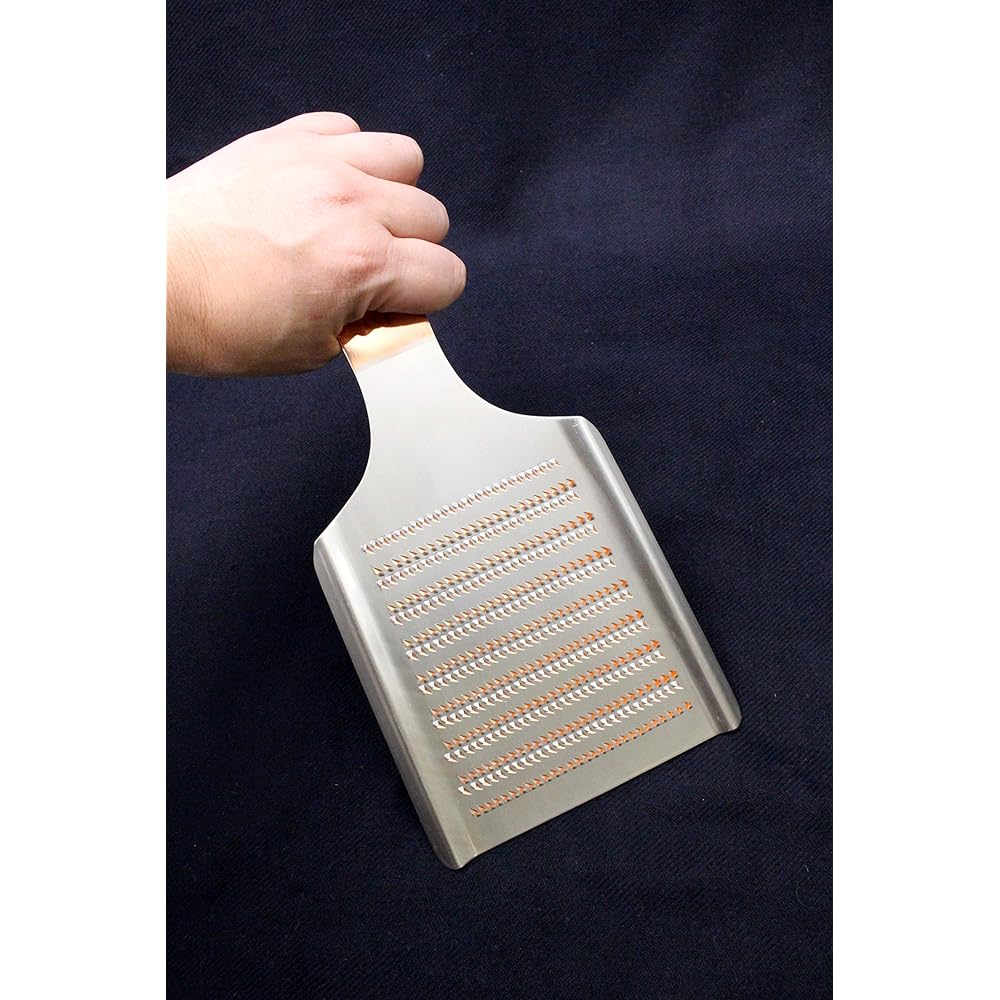 Shinko Metal Shinkodo Made in Japan Pure Copper Handmade Double-Sided Grater No. 2 Gift Wrapping Specification