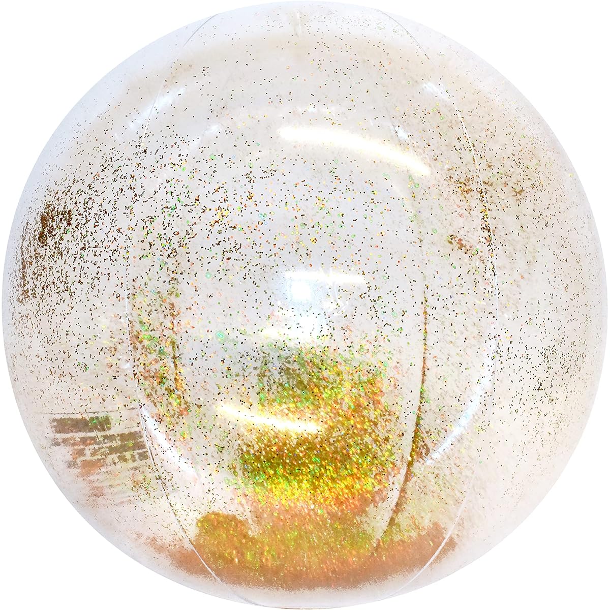 Coconut Float Beach Ball - Large 27" Inflatable Beach Ball - Great for Summer, Swim Parties, Water Games