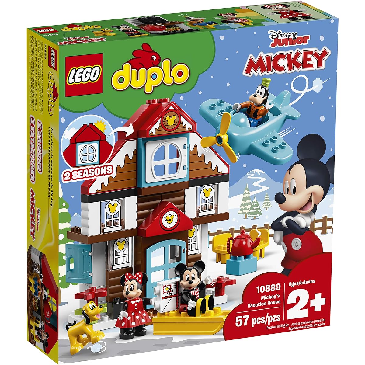 LEGO Duplo Mickey and Minnie's Holiday House 10889 Blocks Toys for Girls