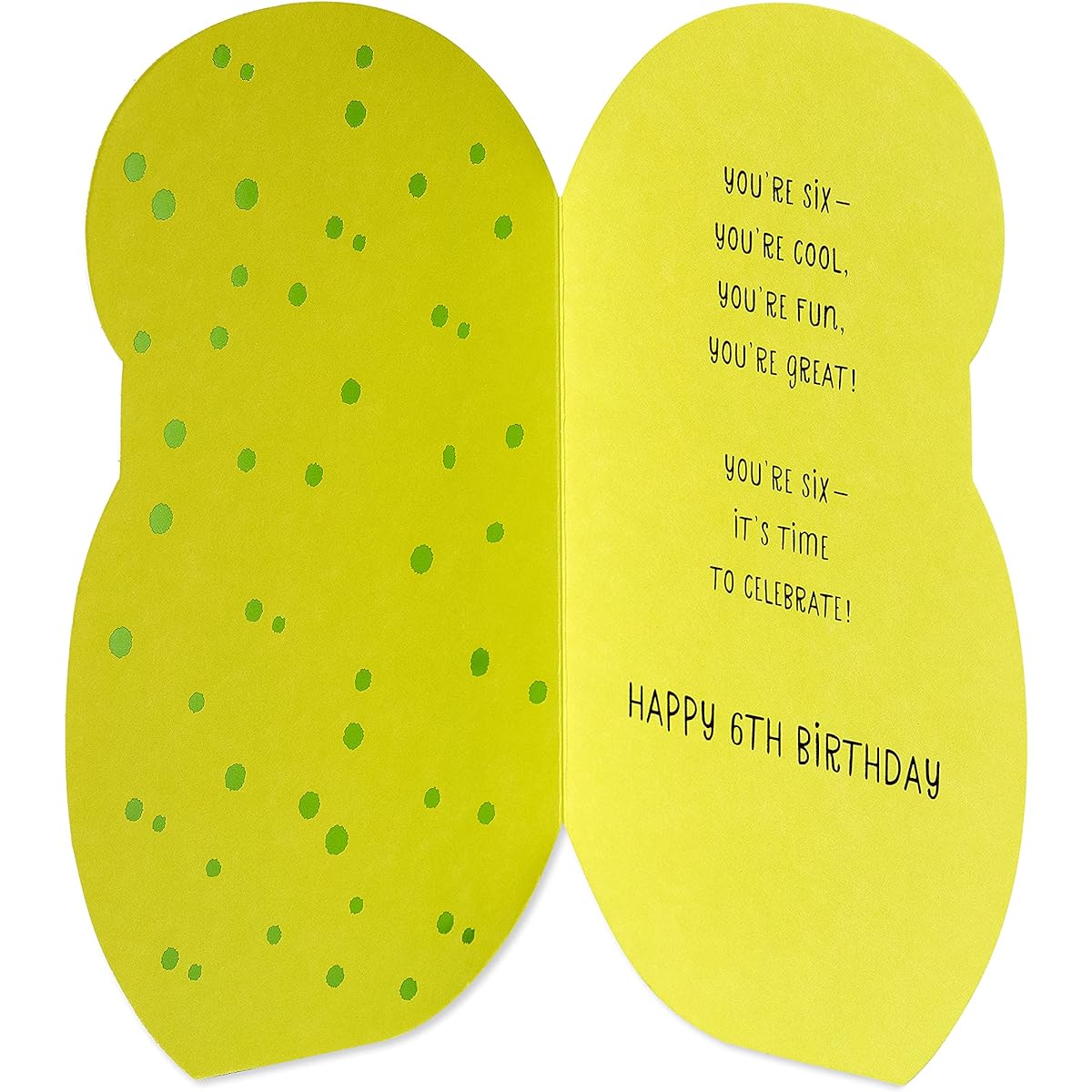 American Greetings 6th Birthday Card (Celebration Time)