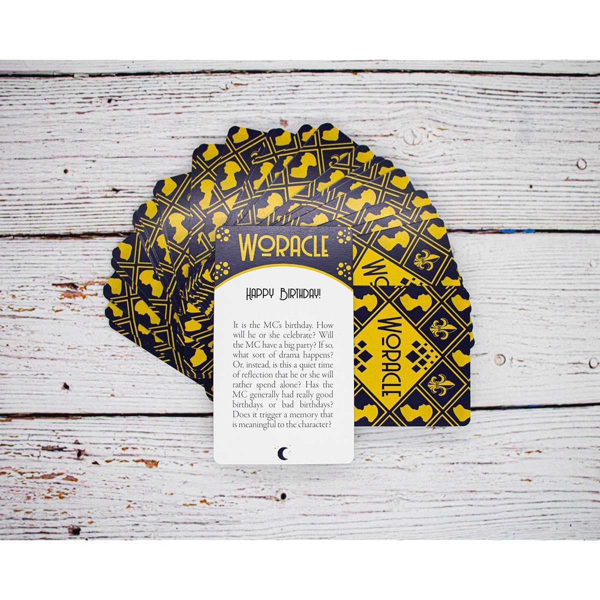 WORACLE Cards - Jumpstart your story and eliminate writer's block with 65 cards.