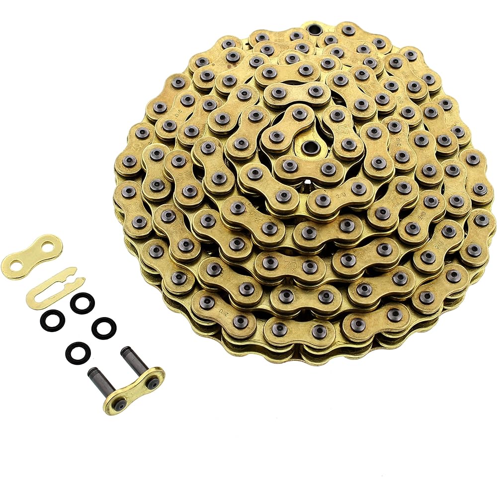 2000 2001 2002 2003 Kawasaki KL250 250 Super Sherpa Gold O-Ring Chain 520x102L