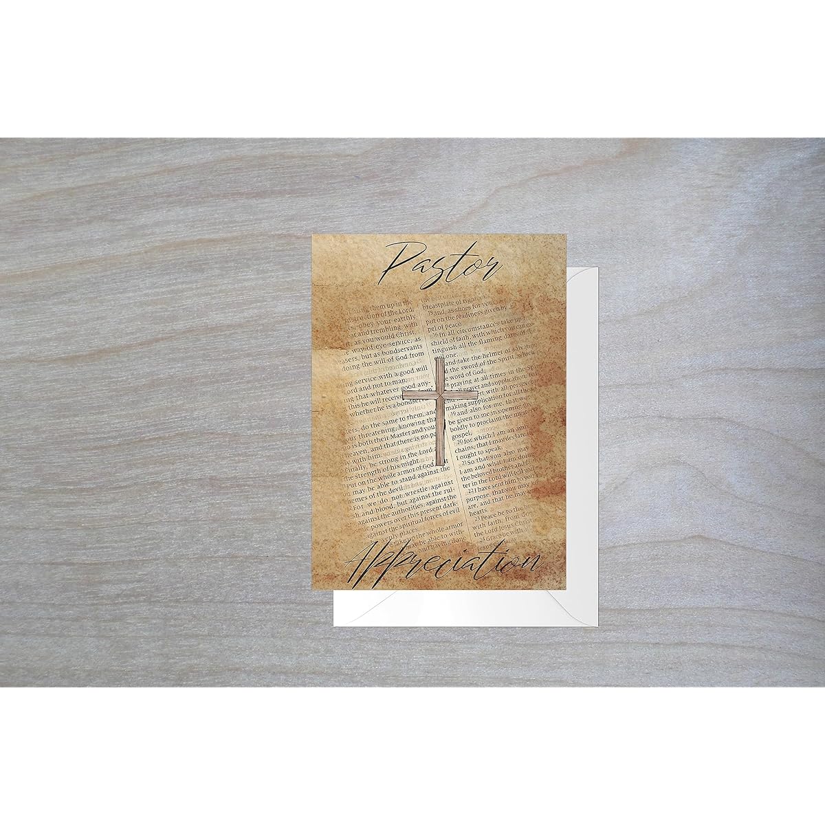 Red Door Inspirations Pastor Appreciation Card Single Card Made in the USA (Pastor Appreciation)