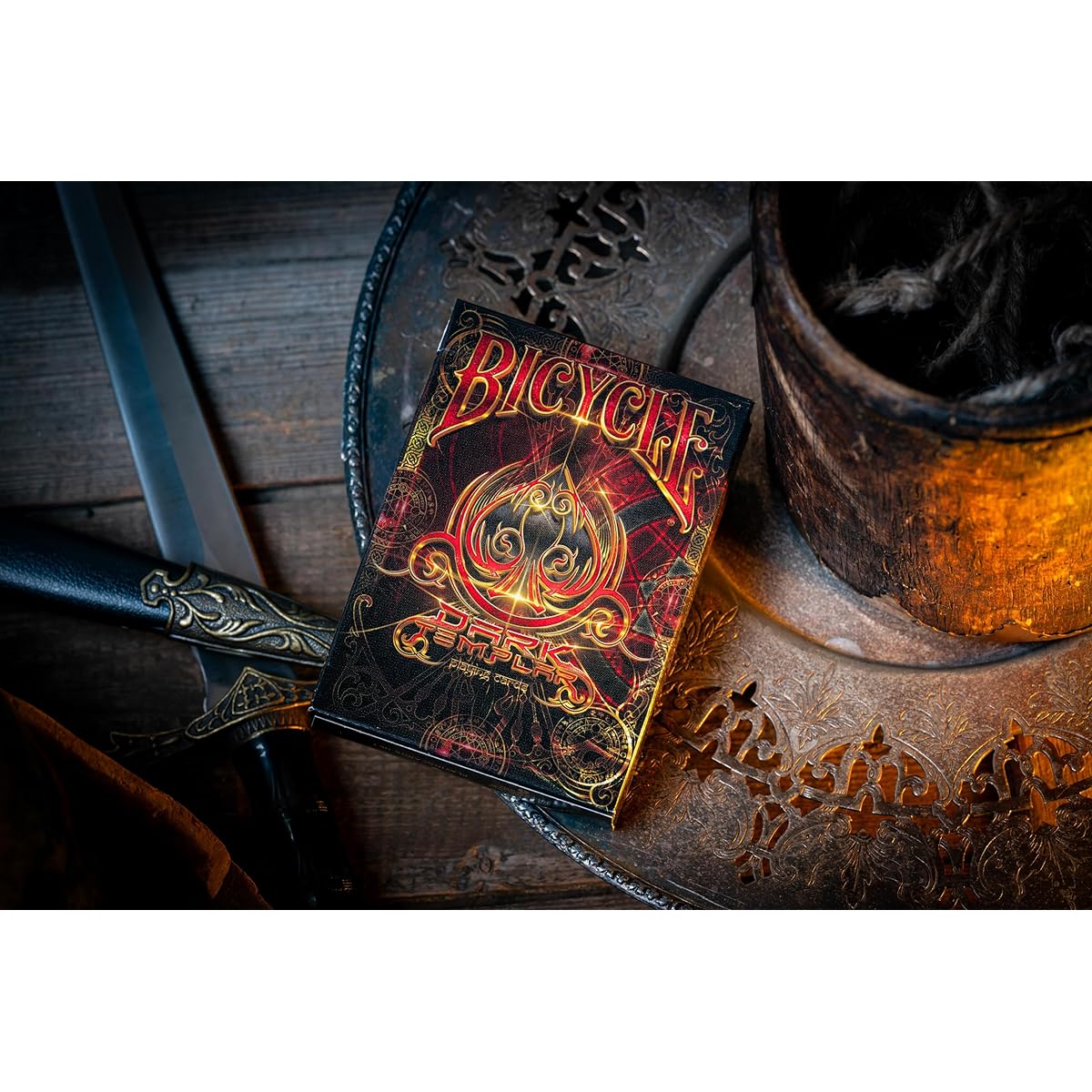 Bicycle Dark Templar Red Playing Cards Deck Poker Kids Adult Gift Item