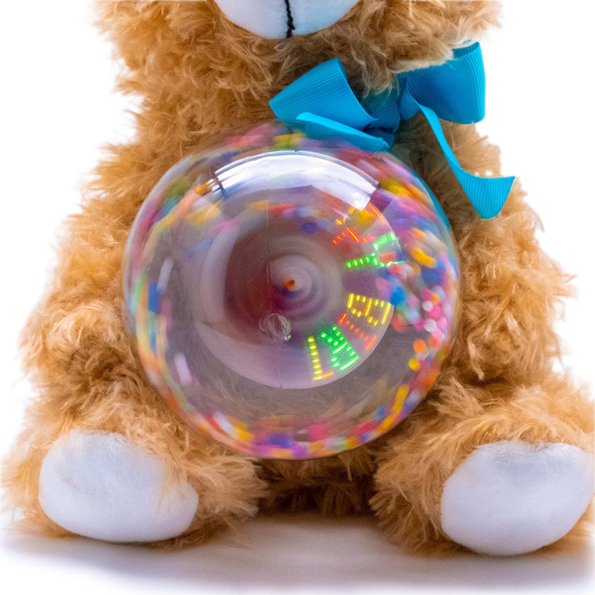 Cuddle Barn - Birthday Buddy Benson | Animated Plush Teddy Bear Stuffed Animal Light Up Happy Birthday 13"