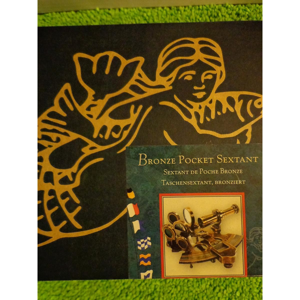 Authentic Models Bronze Pocket Sextant