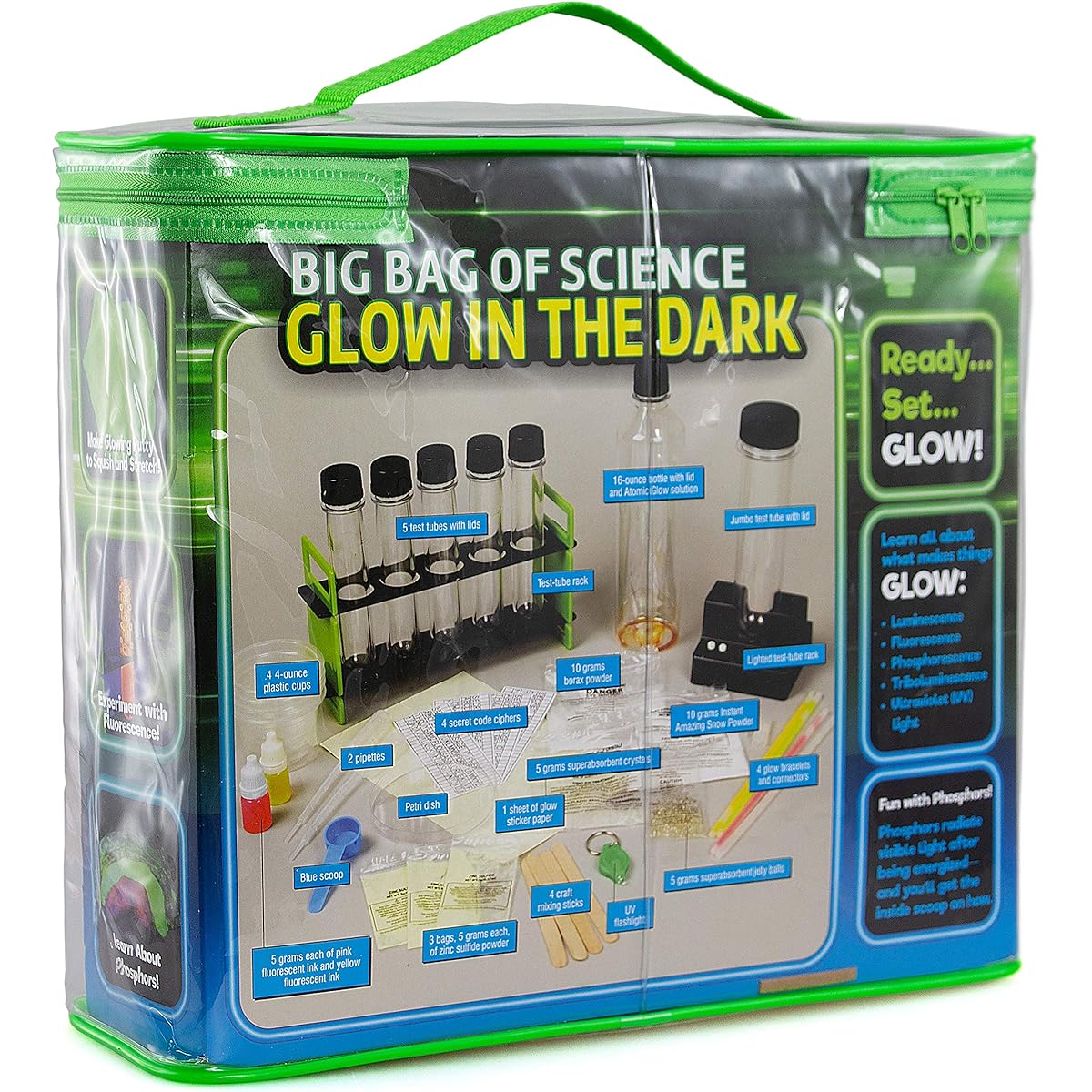 Glow in the dark science big bag