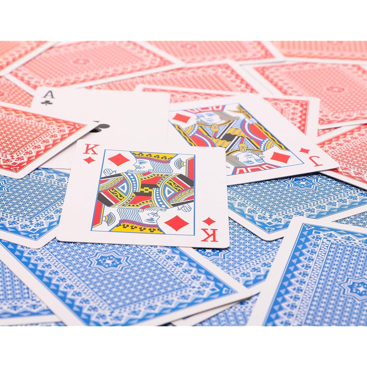 Toyland 2 In 1 Games - Double Six Dominoes & 2 Packs of Playing Cards - Family Games - Classic Board Games