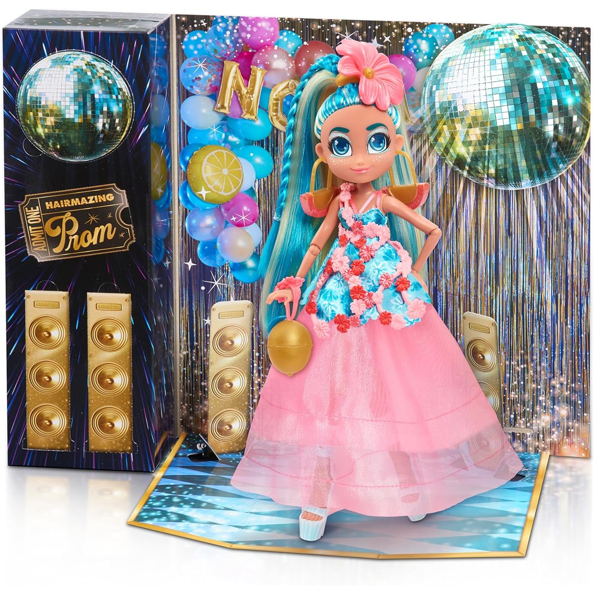 Just Play Hairdorables Hairmazing Prom Perfect Fashion Doll Noah Blue Blonde Hair