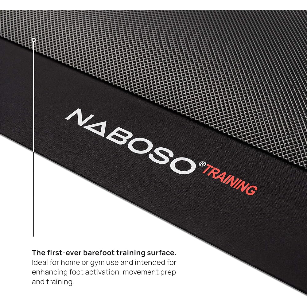 Naboso Barefoot Training Mat - Textured Home Gym Mat Stimulates Feet and Improves Foot Strength for Exercise & Rehabilitation