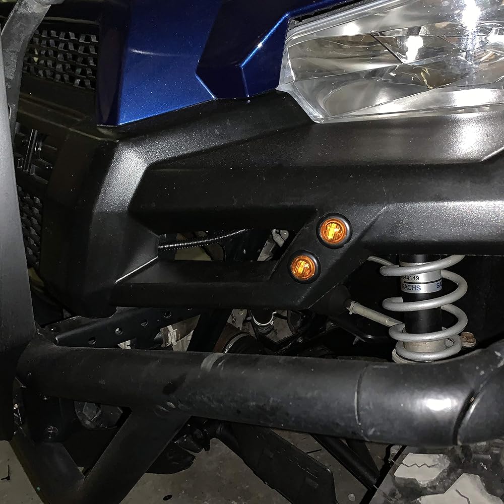 MCSADVENTURES Plug and Play Turn Signal Street Legal Blinker Kit with Hazard Features for Polaris Ranger 500 570 900