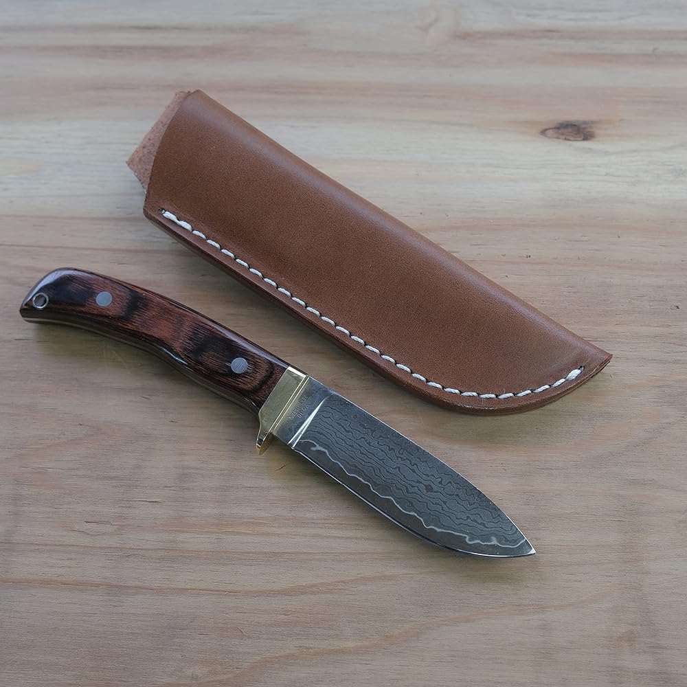Leather knife case Leather case for 4 inch drop