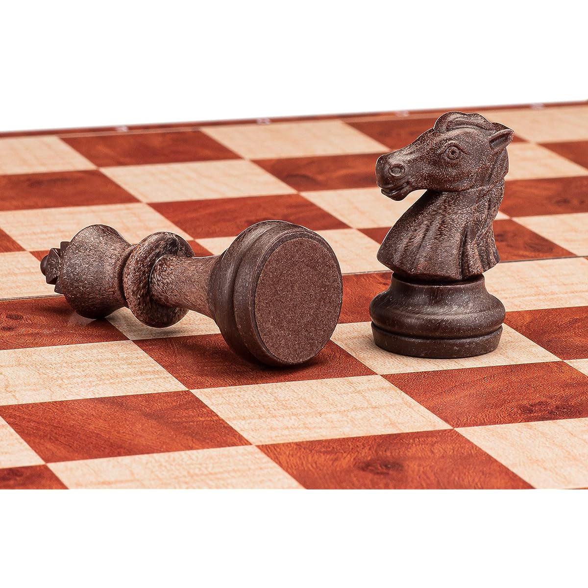 RNK Gaming Magnetic Travel Chess Set with Checkers and Folding Board