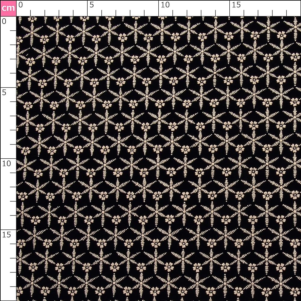 Nippon Chuko NBK Inden Synthetic Suede Leather Fabric Width 92cm x 5m Cut Cut Hemp Pattern White KP4080-16A-5M Crafts/Handmade Supplies