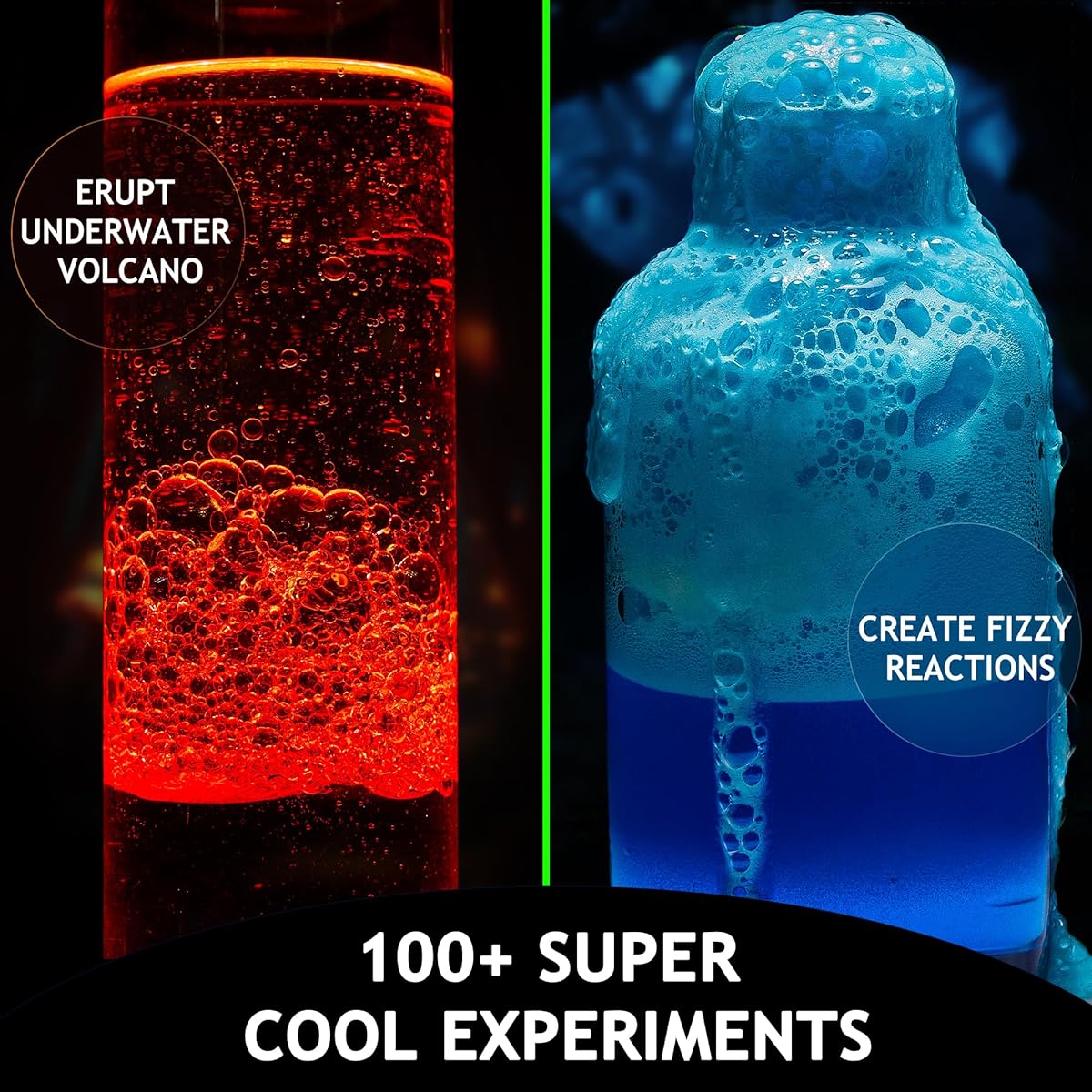 Japace 100+ Experiments Science Kit for Kids Age 4-12 Cool Boys Christmas Birthday Gift Ideas Chemistry Physics Set Toys for Boys Girls