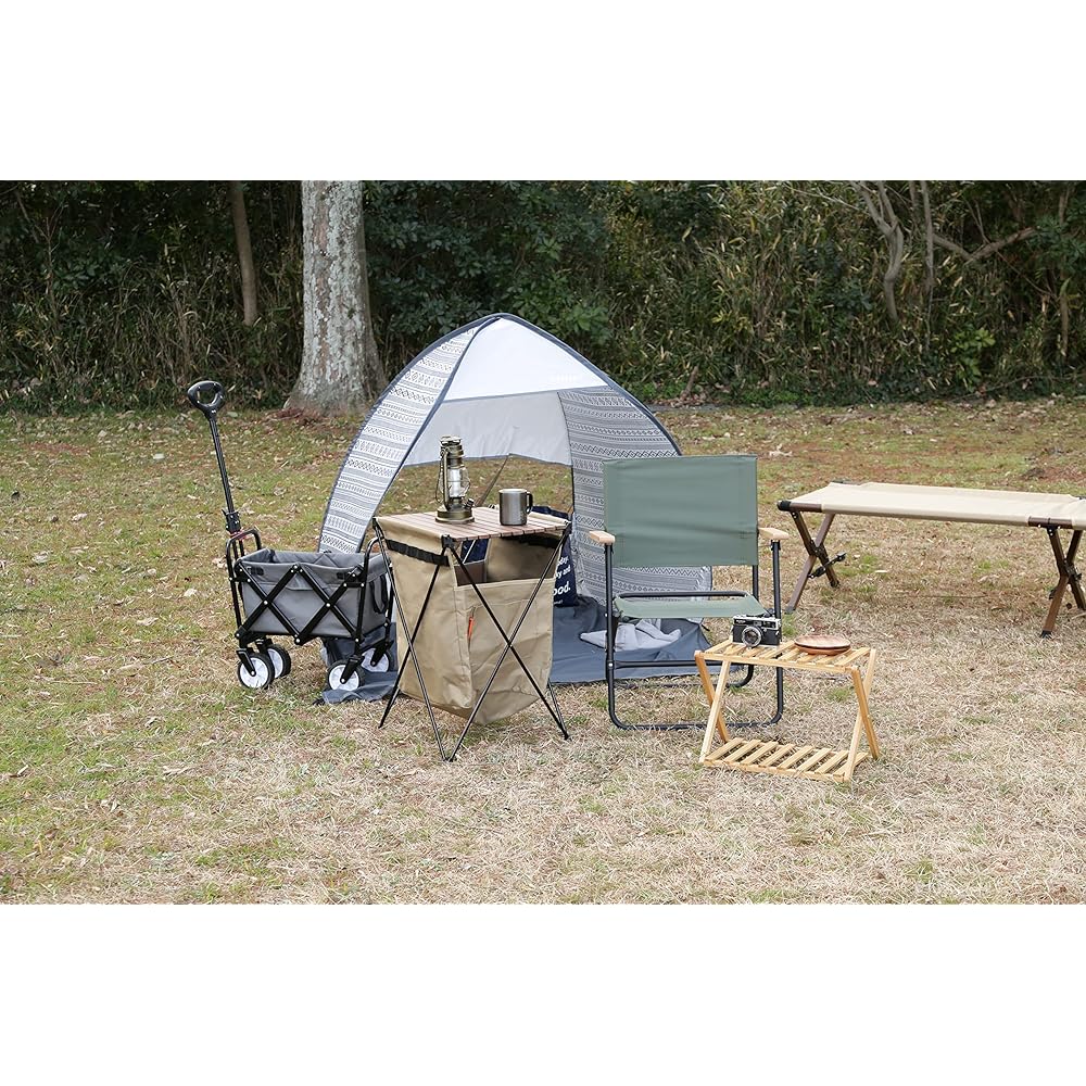 Fuji Boeki Table Width 42 x Depth 45 x Height 64 cm Coyote Outdoor Storage Table 85914 Medium Size