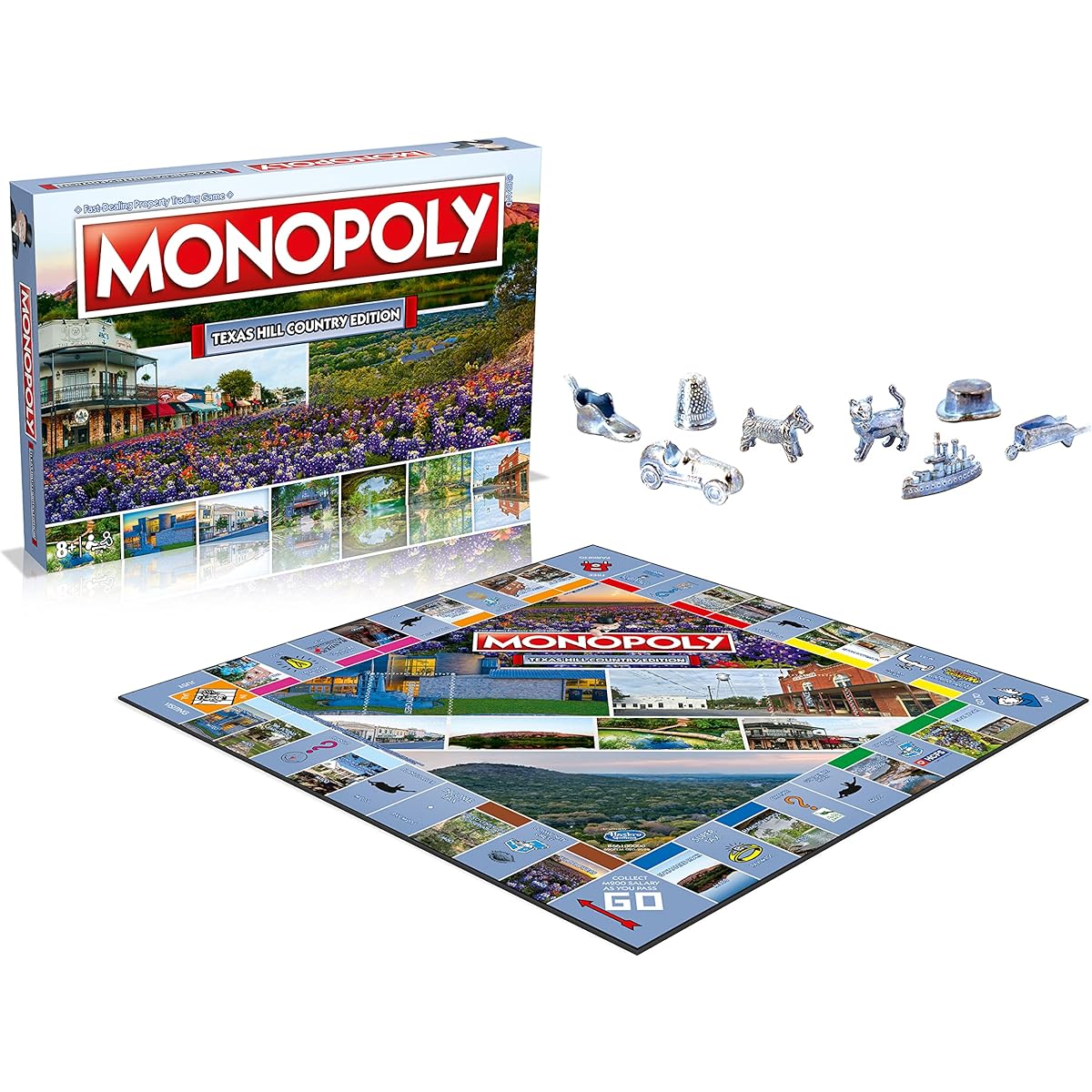Texas Hill Country Monopoly Board Game Edition Family Game Ages 8+