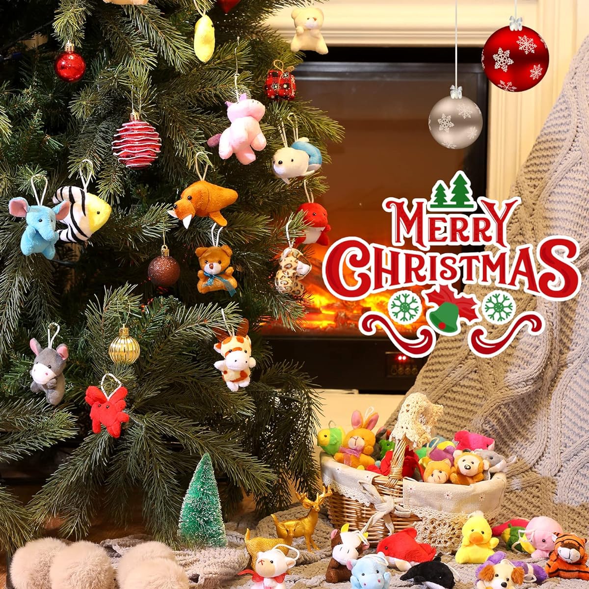 120pcs Mini Animal Stuffed Animals Party Favors Small Stuffed Animals Bulk Cute Jungle Sea Animals Toys Keychain Decorations Birthday Party Christmas Classroom Prizes Teacher Student Prizes Gifts