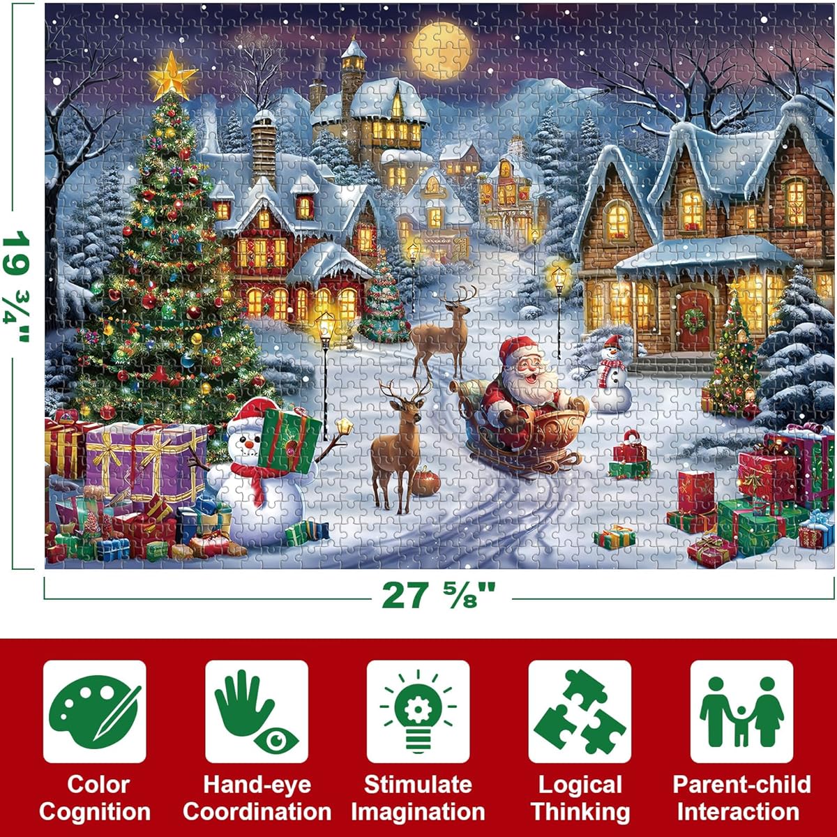 Partylamb Advent Calendar 2023 Jigsaw Puzzle Christmas Puzzle Countdown Calendar Funny Christmas Gift