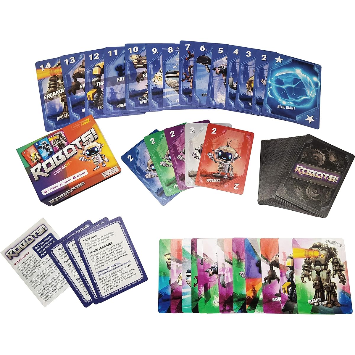 Robots! Card Game Fun Twist on the Classic Card Game Rummy