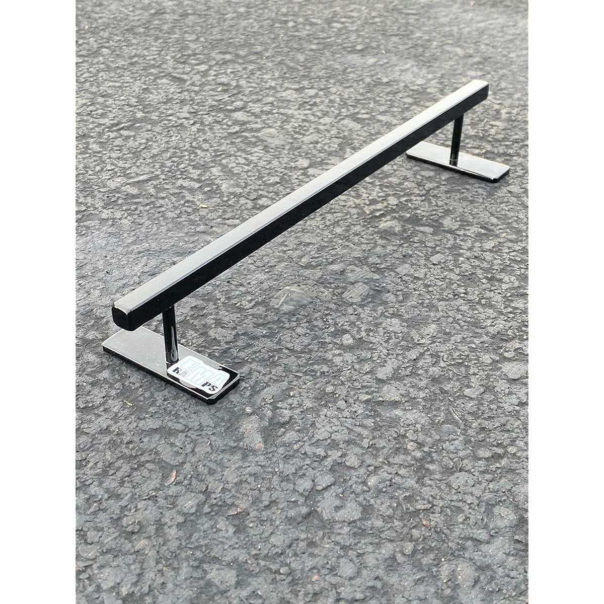 EMA RAMPS Professional Fingerboard Flat Rails 100% Solid Steel - Most Realistic Fingerboard Obstacles/Decks/Ramps/Parks on the Market