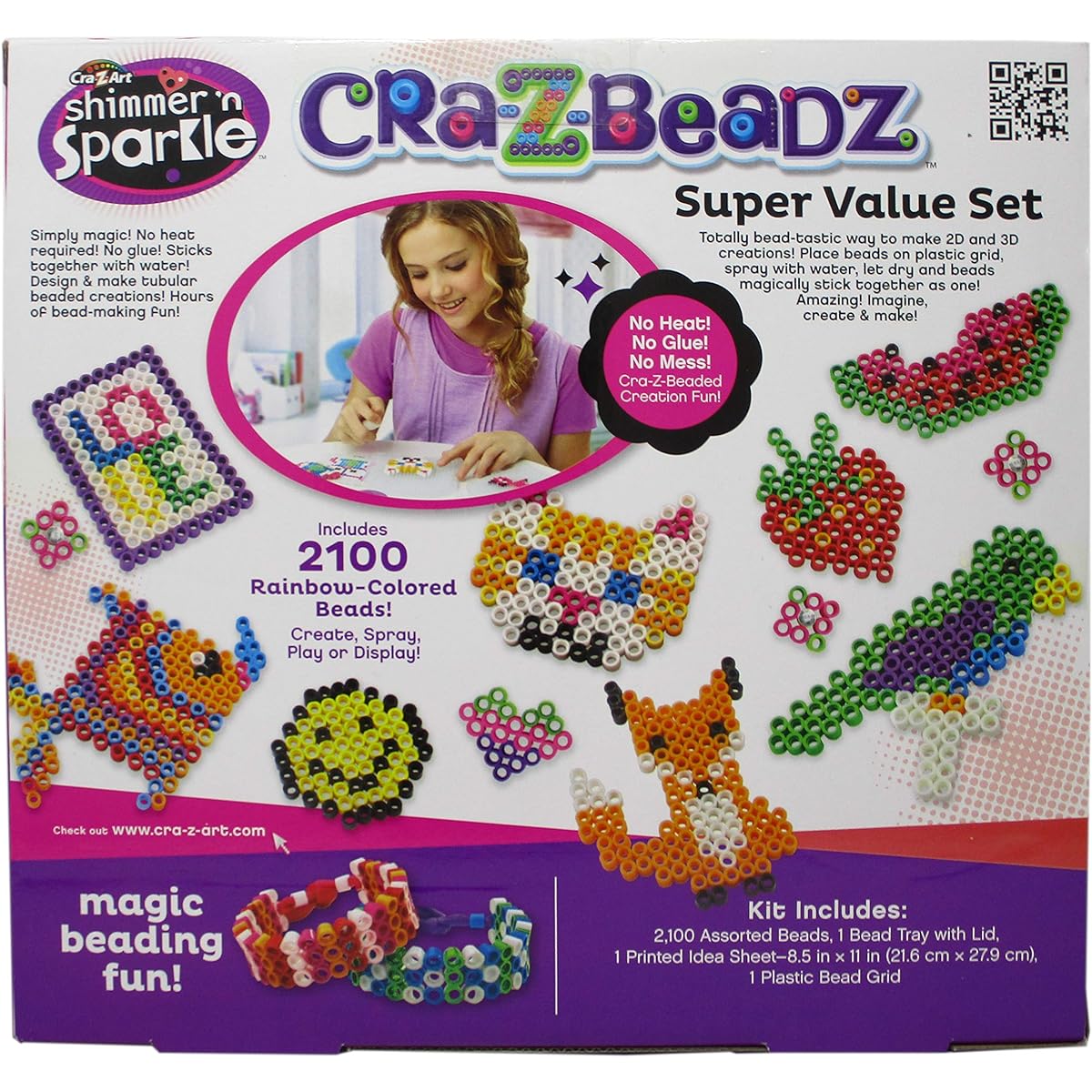 Cra-Z-Art Shimmer 'N Sparkle - CRA-Z-Beads Super Value Set