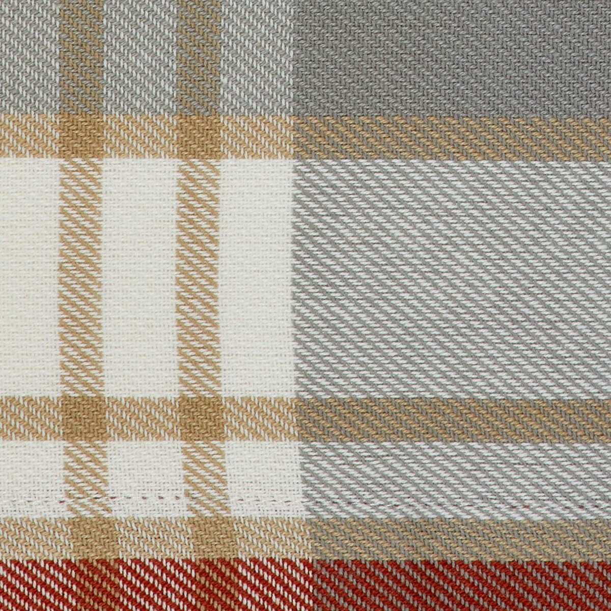 DII Thanksgiving Cozy Picnic, Plaid Table Runner 14x108"