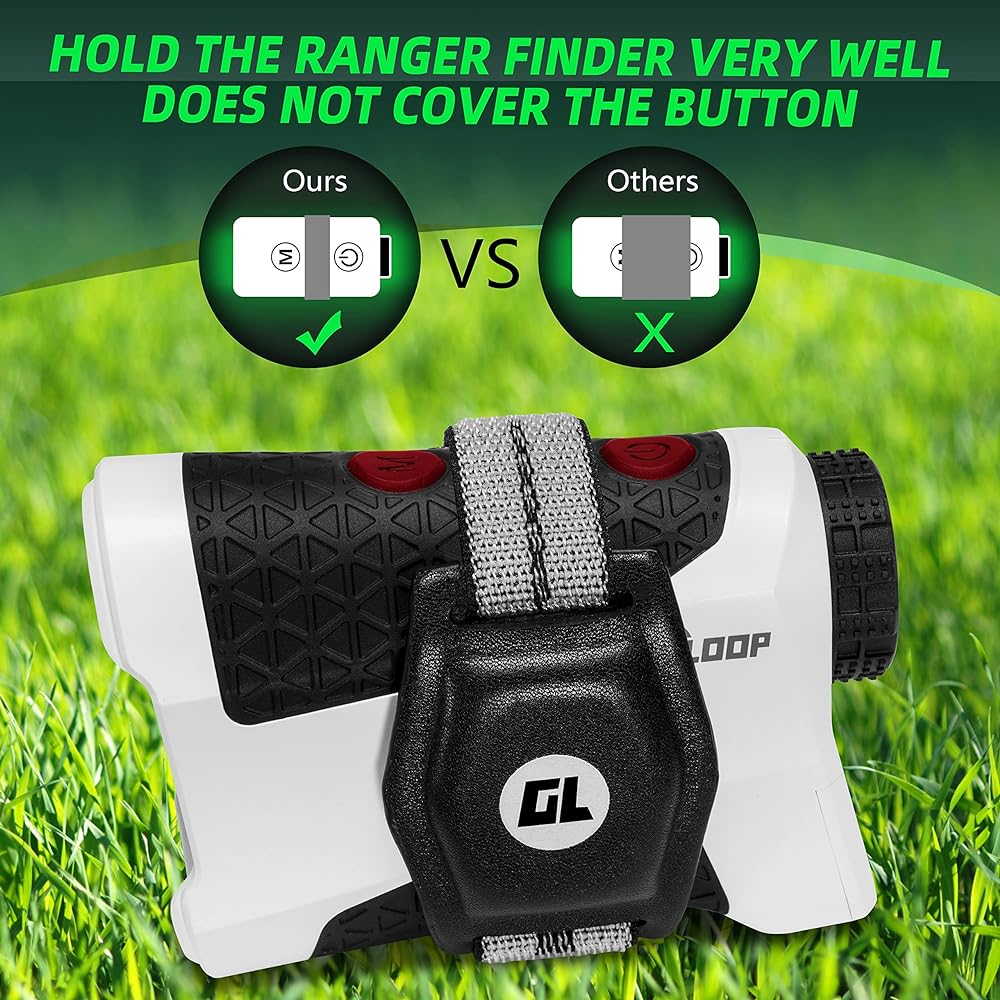 Gaialoop Universal Adjustable Magnetic Rangefinder Holder for Golf Cart with Strong Magnet