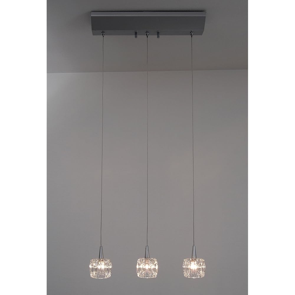 Kishima solid halogen pendant light 3 lights CC-40190