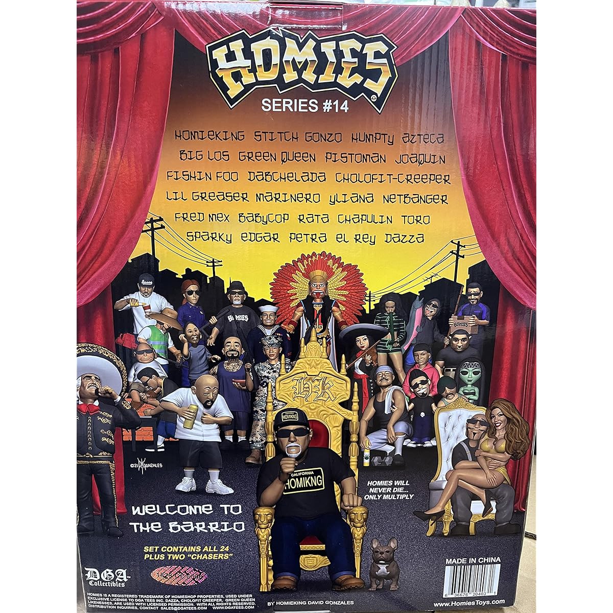 Homies Series #14 Collector Figure Card #1 4