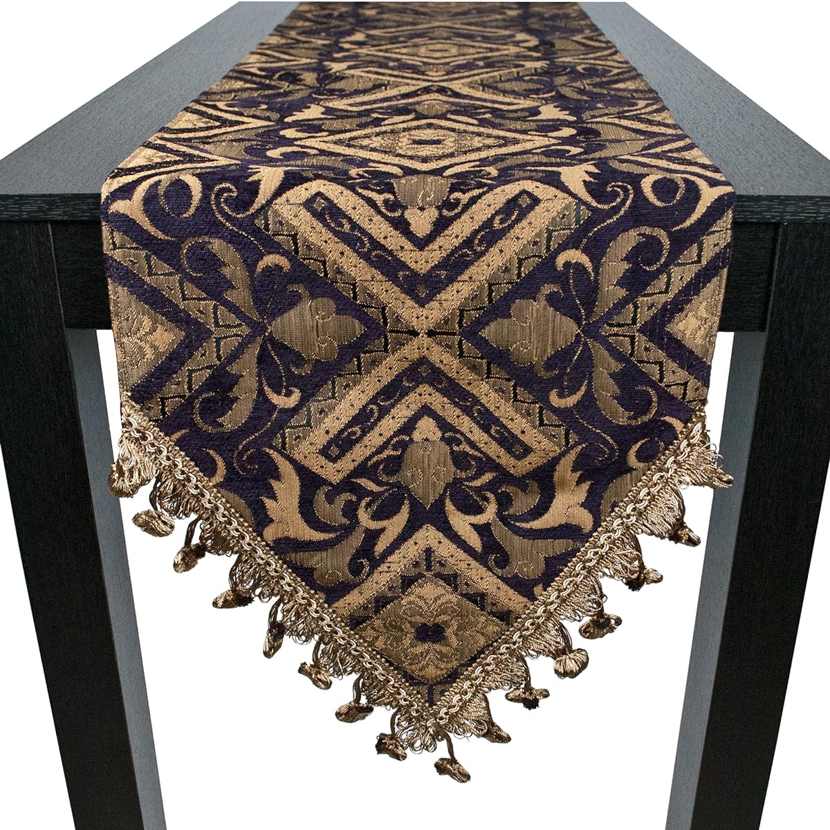 Sherry Kline Newark Table Runner, Multicolor, 13 x 108