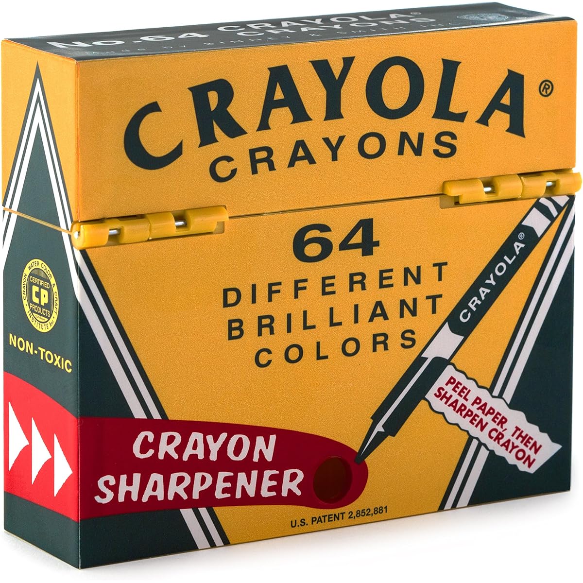 Hallmark 1795QXI3681 Crayola Crayola 64-Piece Big Box Crayola Keepsake Christmas Ornaments