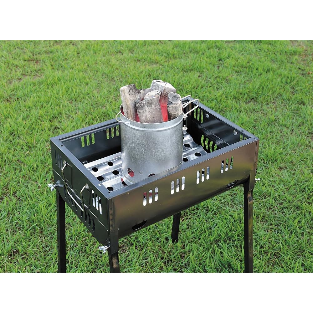 CAPTAIN STAG Fire Starter Fire Extinguisher Large Fire Extinguisher Jar Fire Starter Set UY-7023 Silver Outer Diameter 190 x Height 240 mm