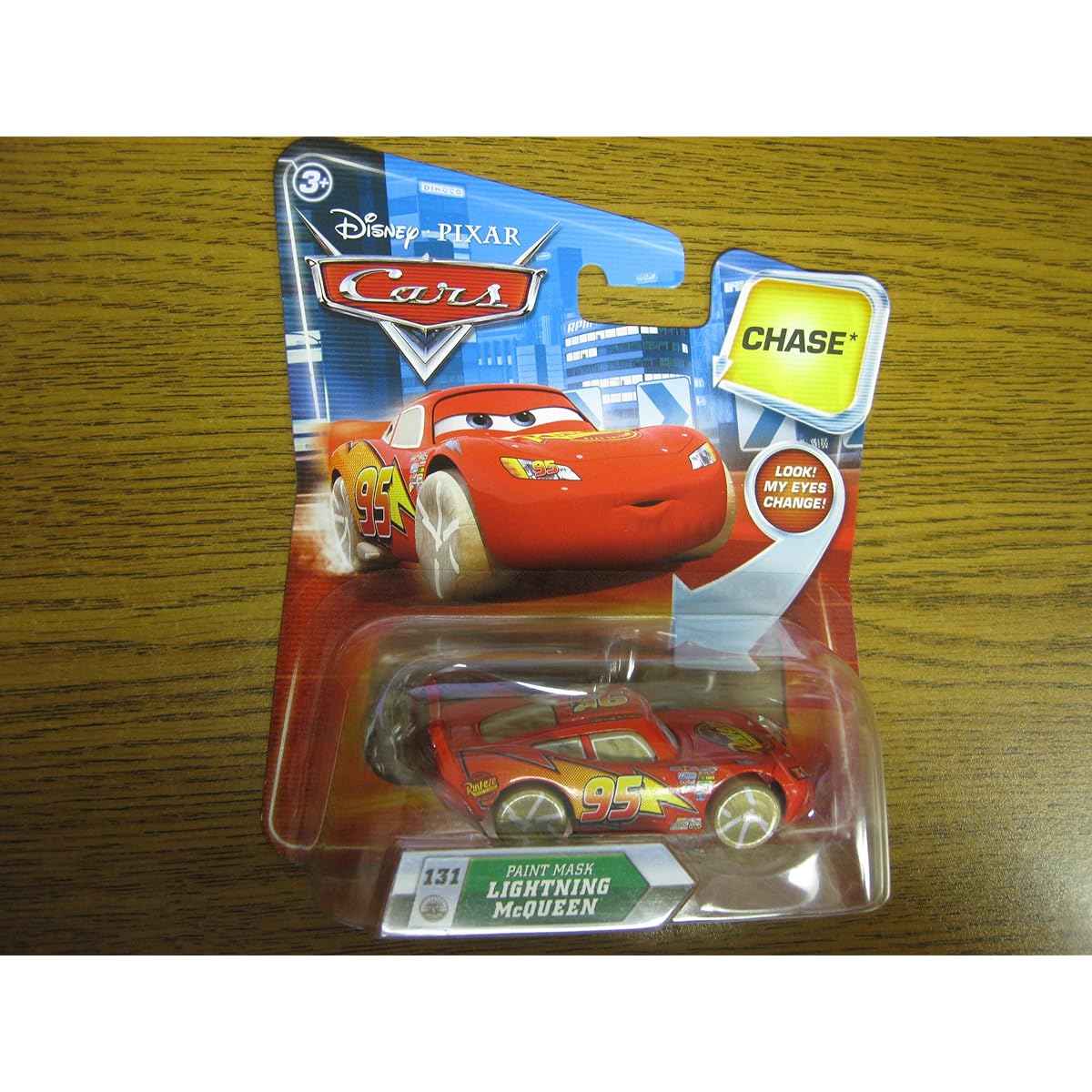 Disney Cars Minicar/Chase! Paint Masked McQueen (McQueen with paint masking on the windows and tires) Special limited edition