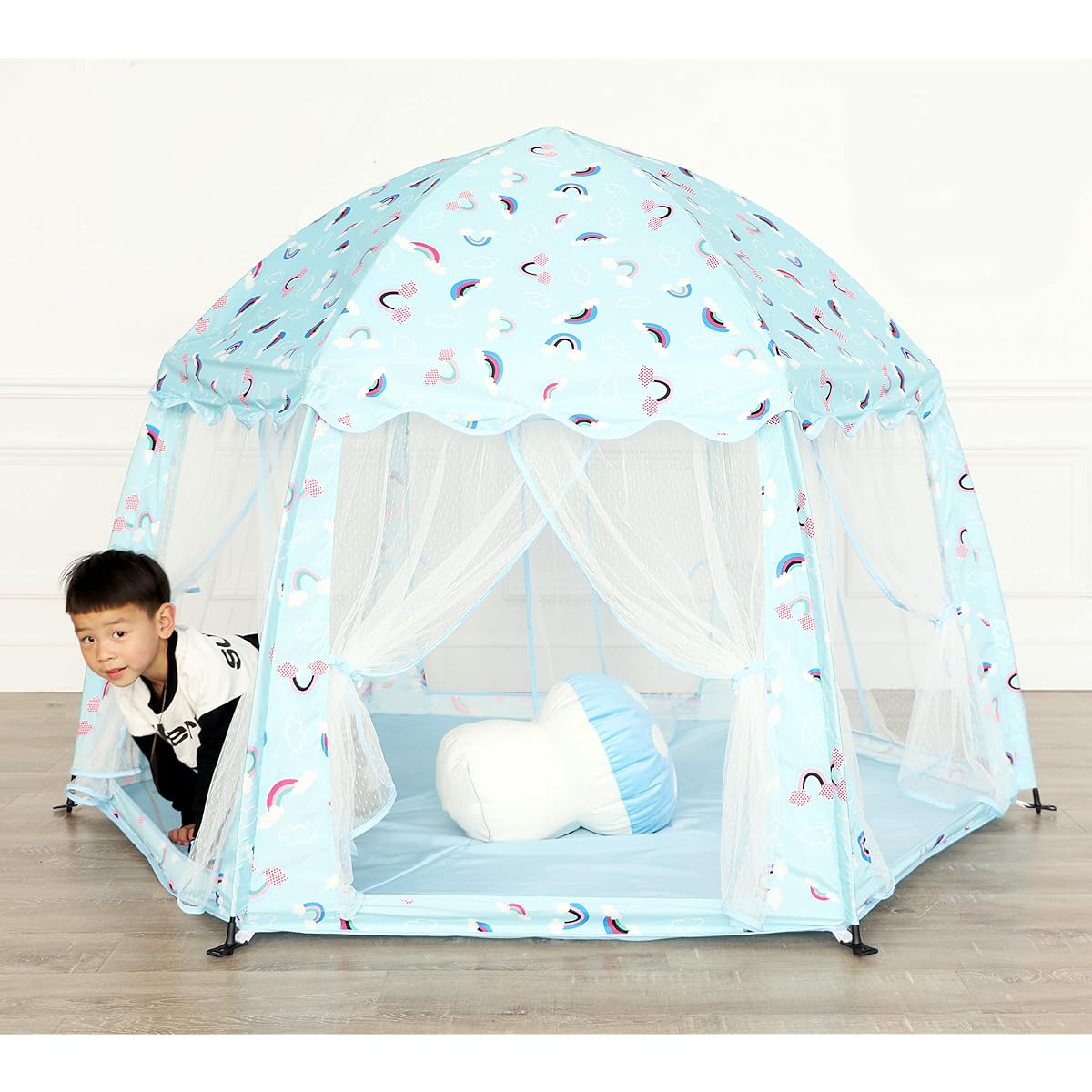 Asweets Instant Setup Rainbow Play Tent Blue