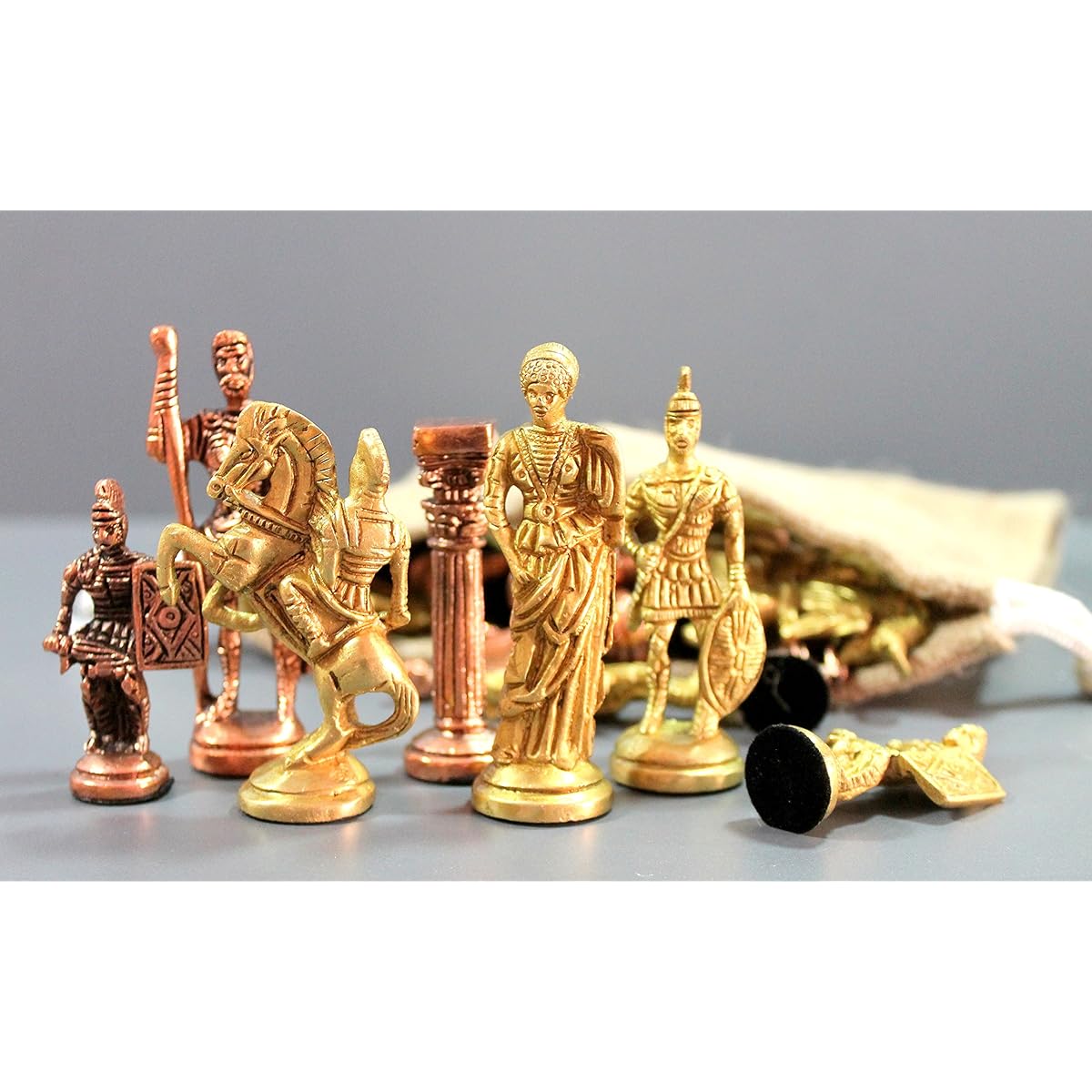 Hand Made Brass Chess Pieces Set unique collection