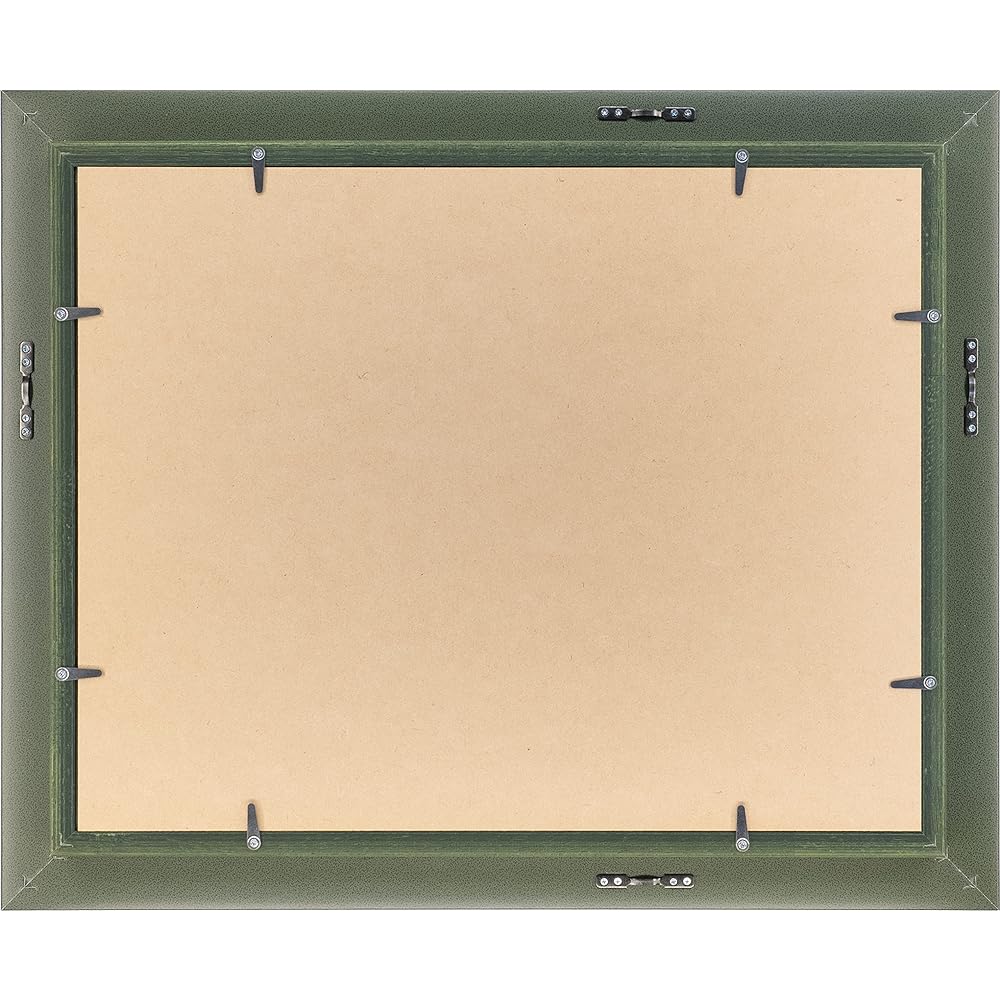 Oil painting picture frame 8164 UV cut acrylic MDF backing (Silver, F6)