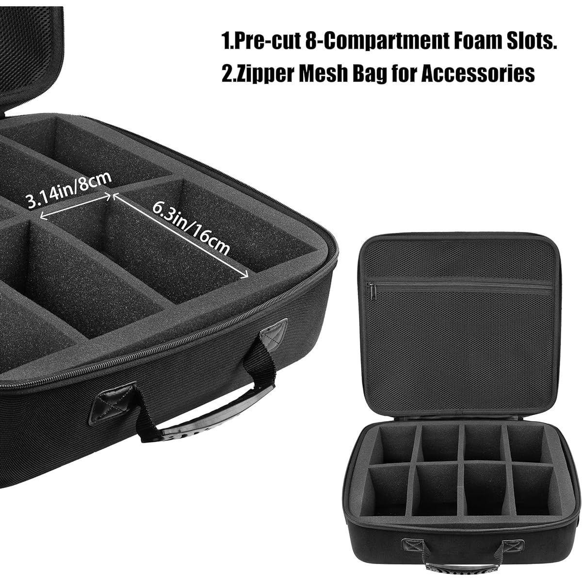 Minahao Toploades Storage Case 3" x 4" Top Loader Compatible Trading Cards Baseball Football Sports Cards Semi-Rigid Card Sleeves (Case Only)