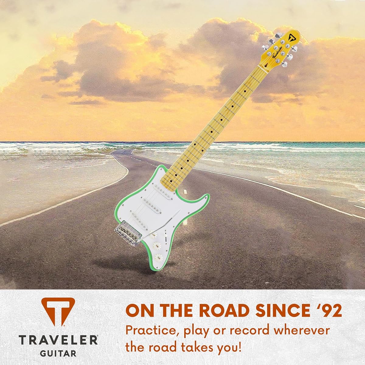 TRAVELER GUITAR Travelcaster Deluxe Travelcaster/Surf Green Surf Green