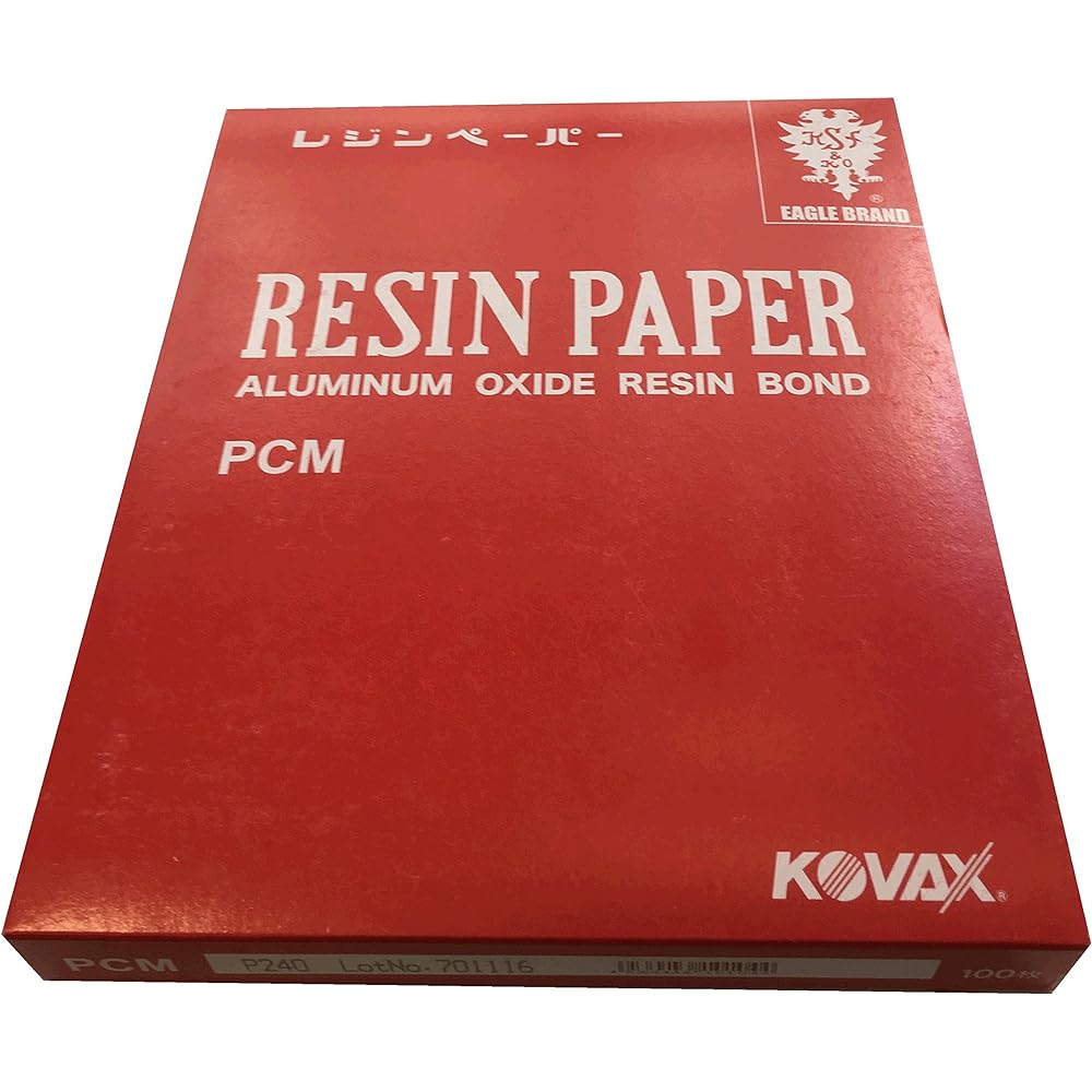 Kovacs Resin Sheet PCM P240 100 pieces