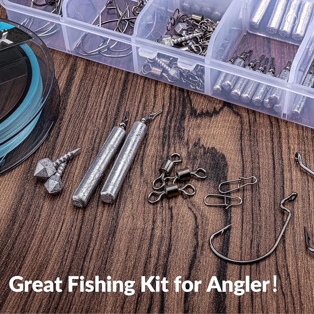 THKFISH Weight/Sinker Fishing Sinker Hook Rolling Swivel 28 Pieces 103 Pieces