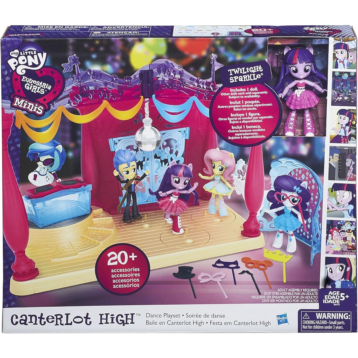 My Little Pony Equestria Girls Minis Canterlot High Dance Playset with Twilight Sparkle Doll by My Little Pony Equestria Girls