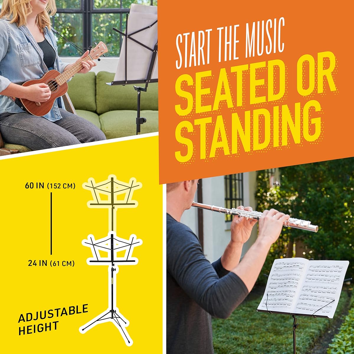 Music stand model BS08