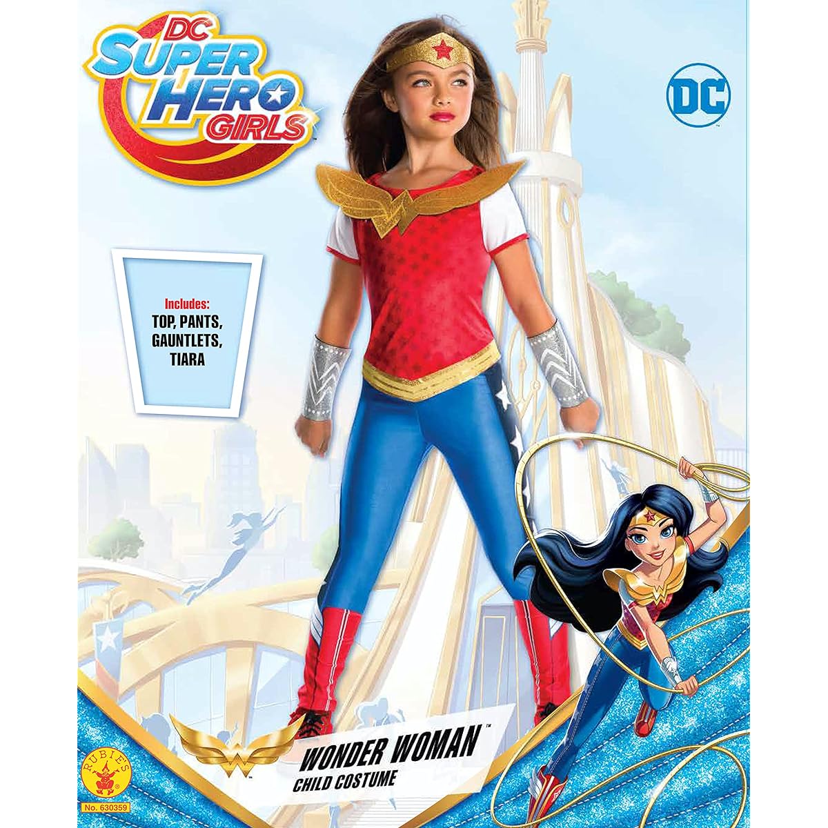 Rubie's Children's DC Super Hero Girls Deluxe Wonder Woman Costume Medium