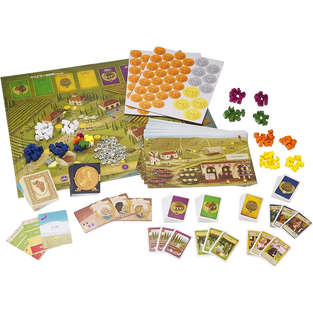 Arclight Winery's Four Seasons Complete Japanese Version (For 1-6 players, 45-90 minutes, For ages 13 and older) Board Game & Size Great Scythe War Complete Japanese Version (For 1-5 players, 115 minutes, For ages 14 and older) Board Game [ Buy a set】