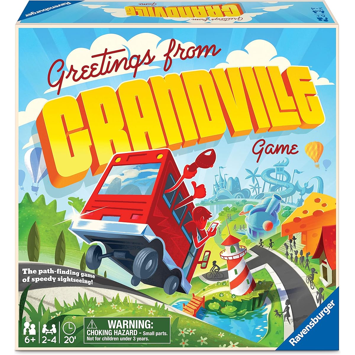 Greetings from Ravensburger Grandville Games Ages 6+ Boys & Girls - Fun, Fast-paced Family Games