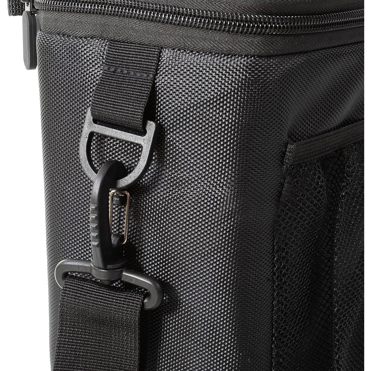 Ronoto River Small Black Trumpet Mute Accessory Bag - Padded Adjustable Shoulder Strap and Mesh Pocket - Includes Microfiber Cleaning Cloth, Black, Trumpet Mute Accessory Bag
