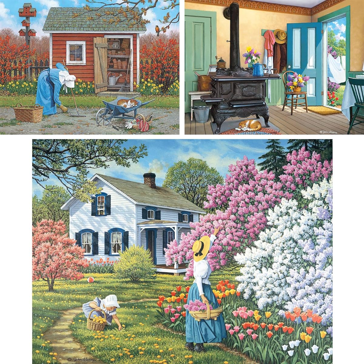 Bits and Pieces - Great Value 300 Piece Jigsaw Puzzle for Adults - Each Puzzle Measures 18" x 24" - 300 Pieces. By Artist John Sloane