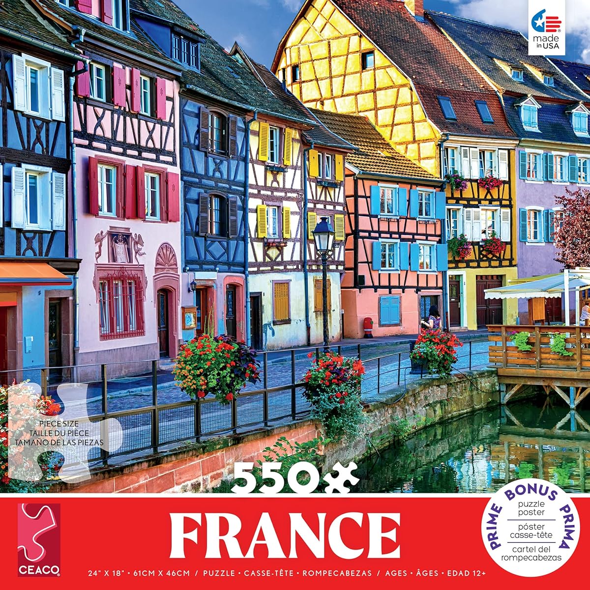 Ceaco - Around The World - France - 550 Piece Jigsaw Puzzle
